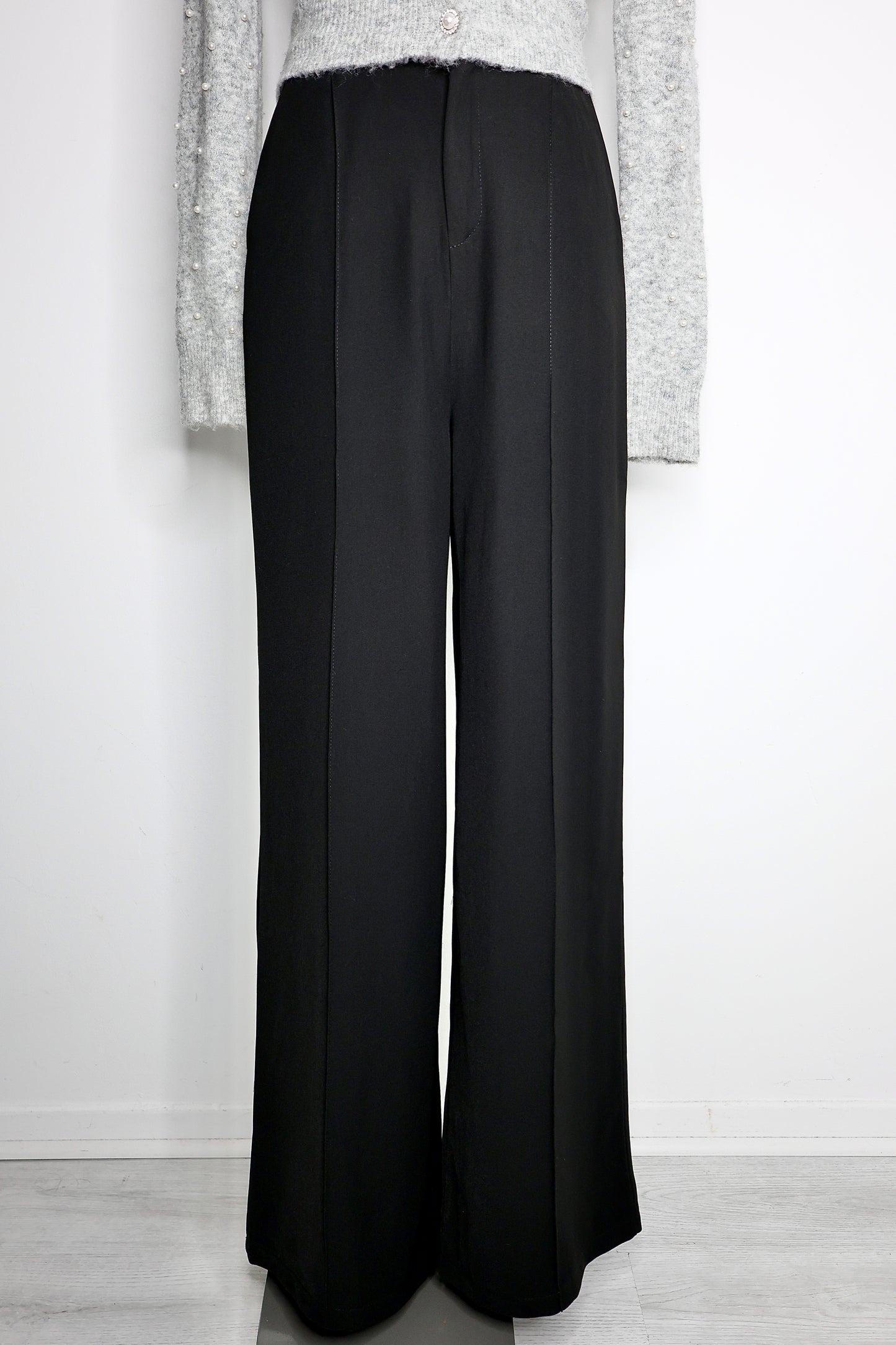 Pantalon Tailleur Noir Eva