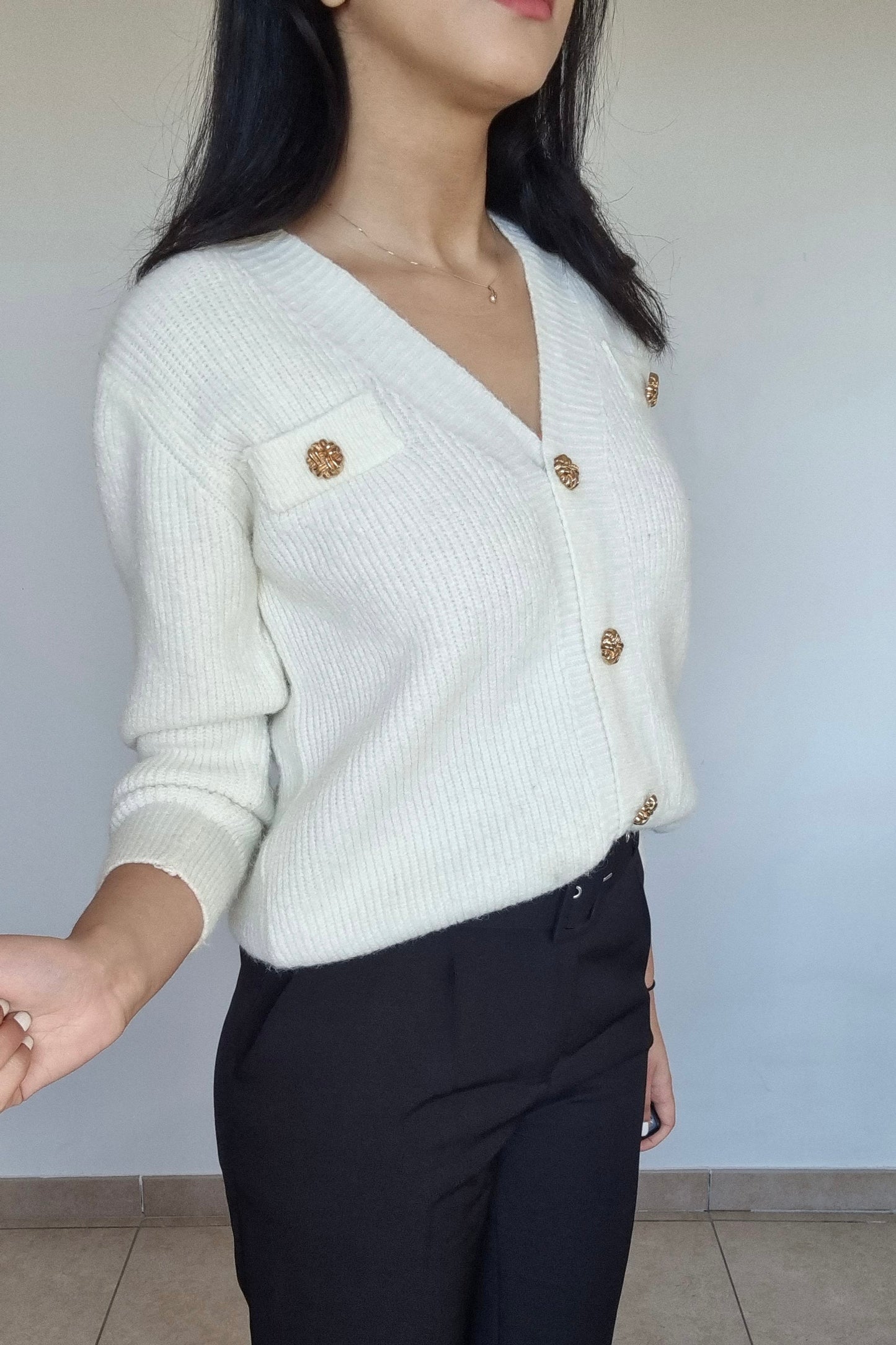 Cardigan Blanc Nour