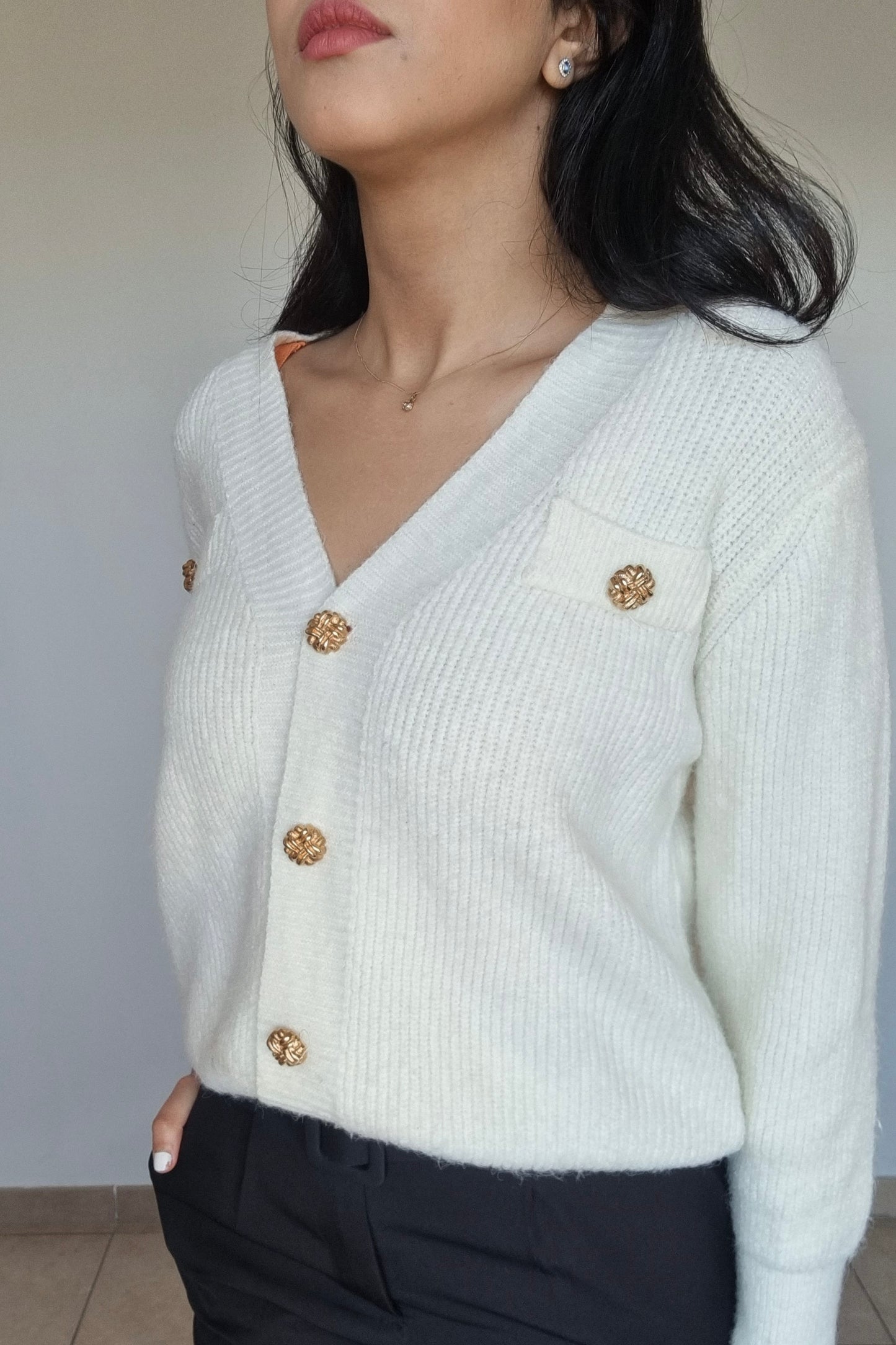 Cardigan Blanc Nour