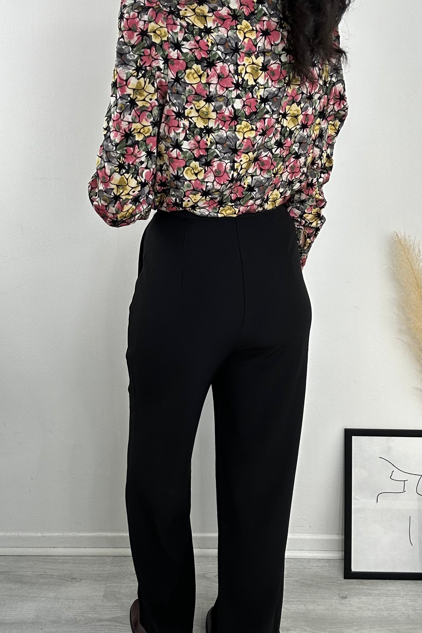 Pantalon Tailleur Noir Eva