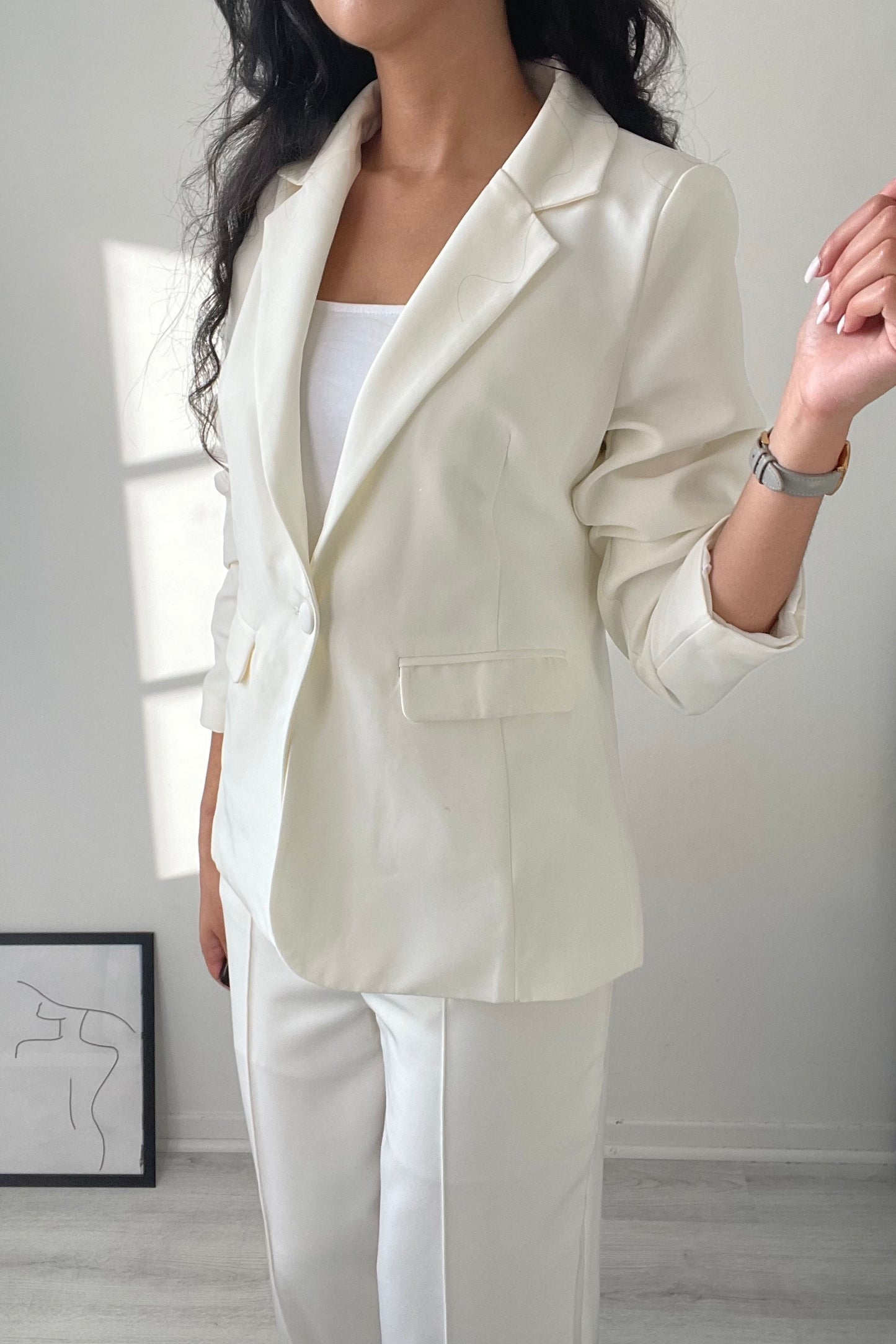 Blazer Droit Minimal Tia