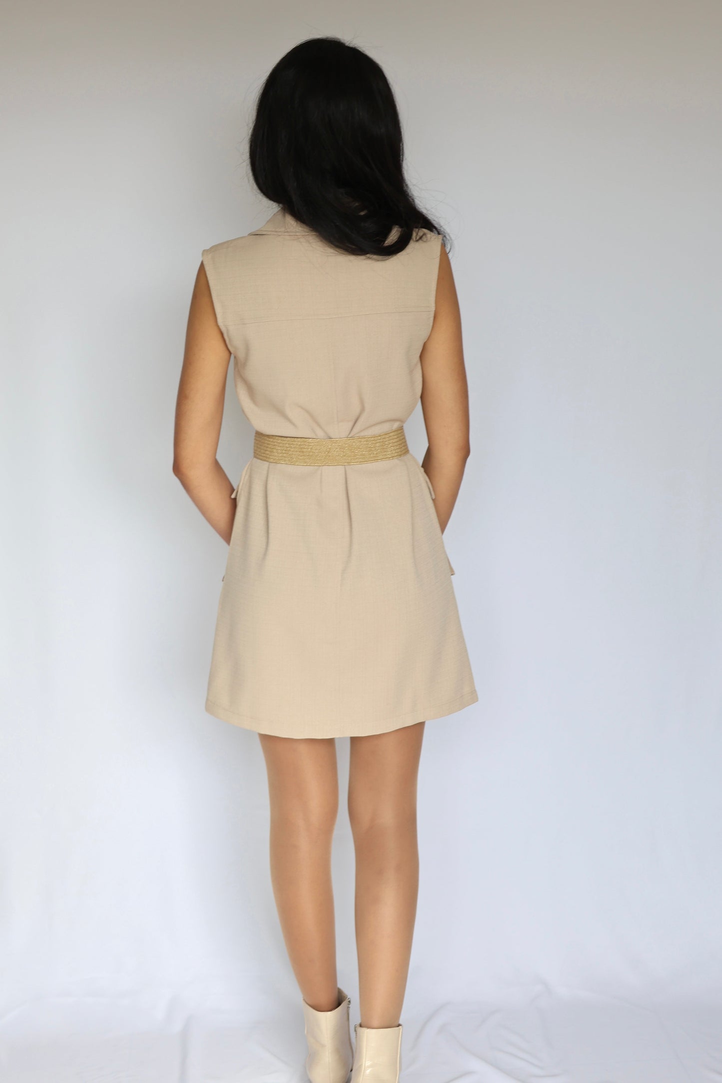 Robe beige Solène